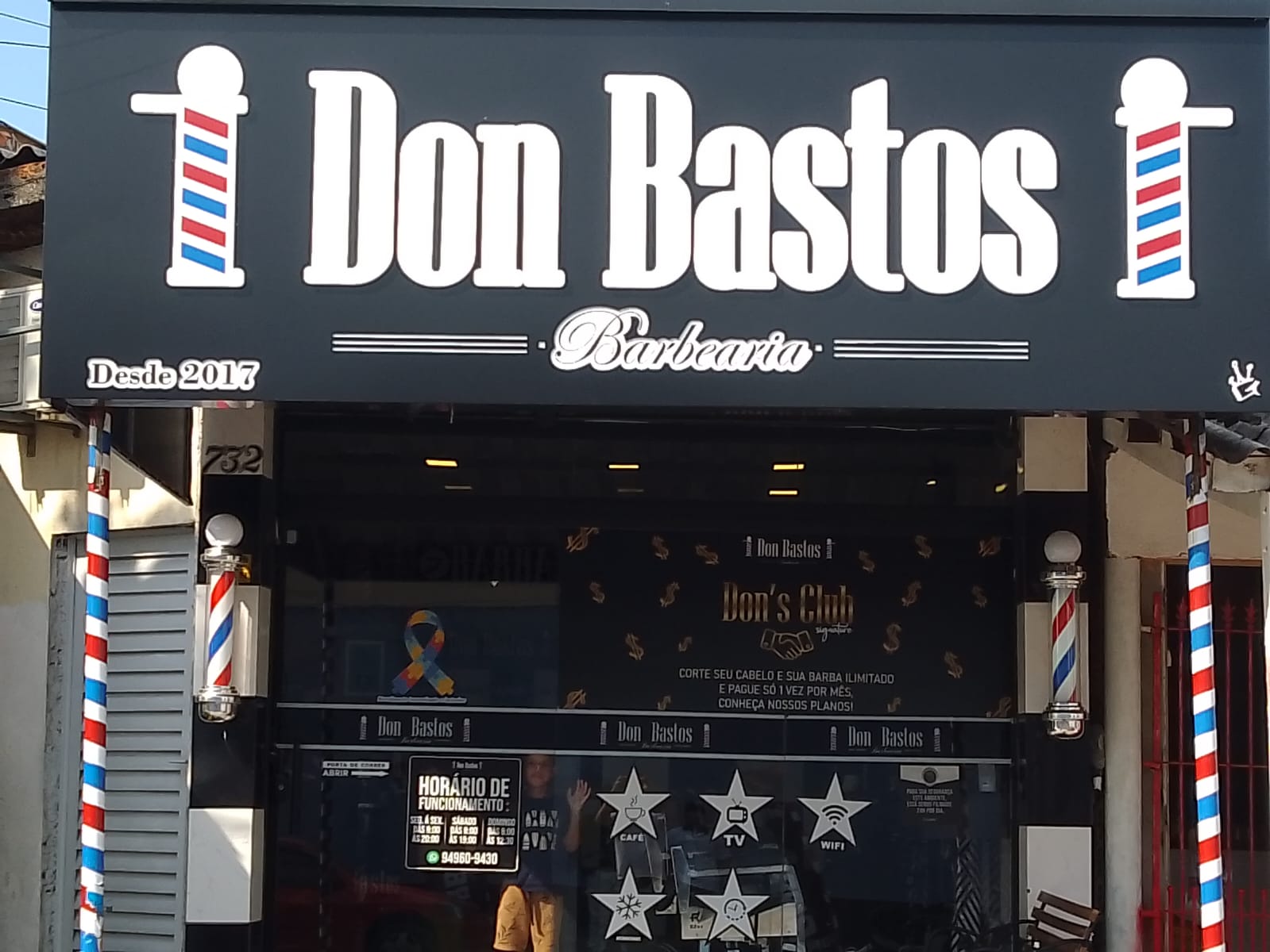 Entrada da Barbearia